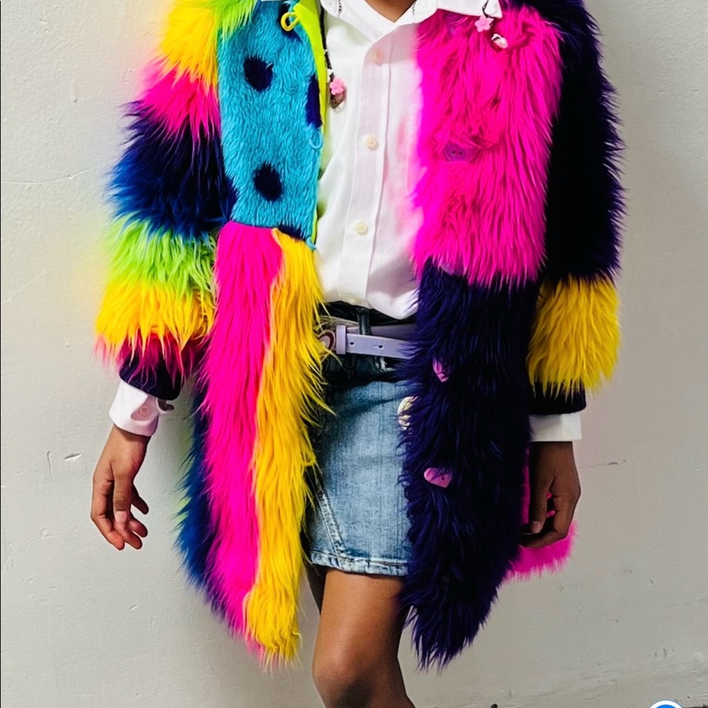 Neon Kisses Kids Jacket